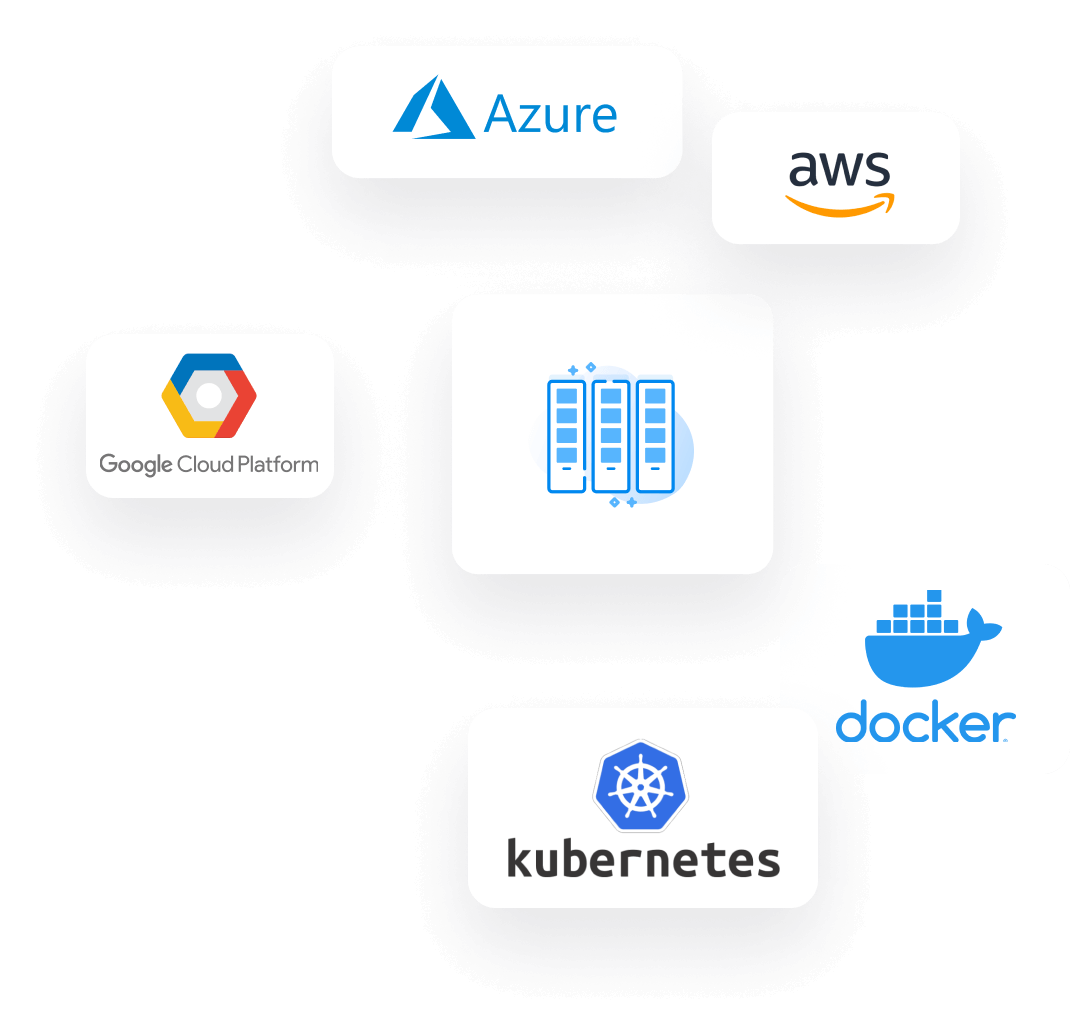 Test runner provisioning across Azure, AWS, Google Cloud Platform, Docker, and Kubernetes